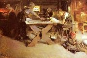 Anders Zorn Bread Baking oil painting